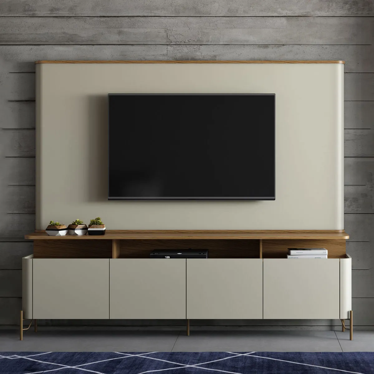 Rack com painel