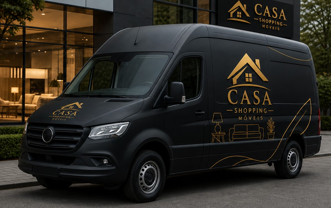 Van de entregas Casa Shopping Móveis